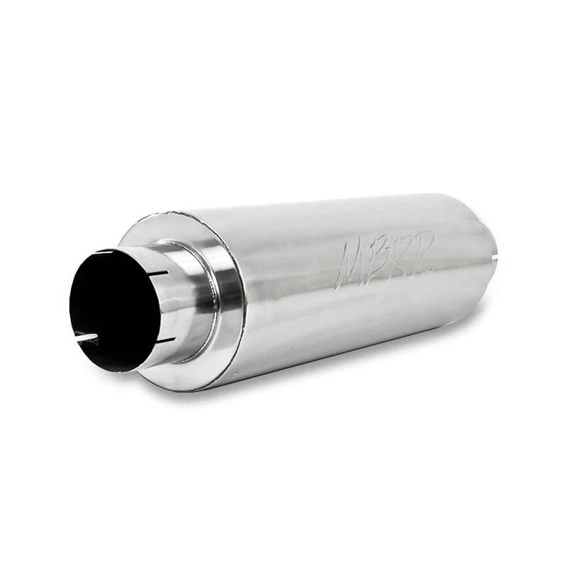 MBRP Universal Quiet Tone Muffler 5in Inlet /Outlet 8in Dia Body 31in Overall - Image 2