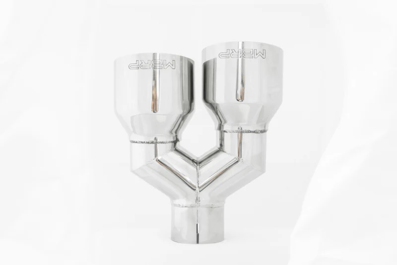 MBRP Universal T304 SS Dual Tip 4in OD/2.5in Inlet - Image 2