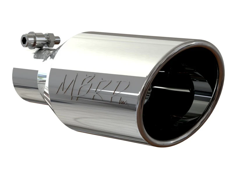 MBRP Universal Tip 4.5 O.D. Angle Rolled End 2.5 Inlet 11in Length - T304 - Image 2