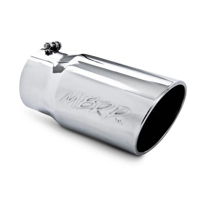 MBRP Universal Tip 6 O.D. Angled Rolled End 5 inlet 12 length - Image 2