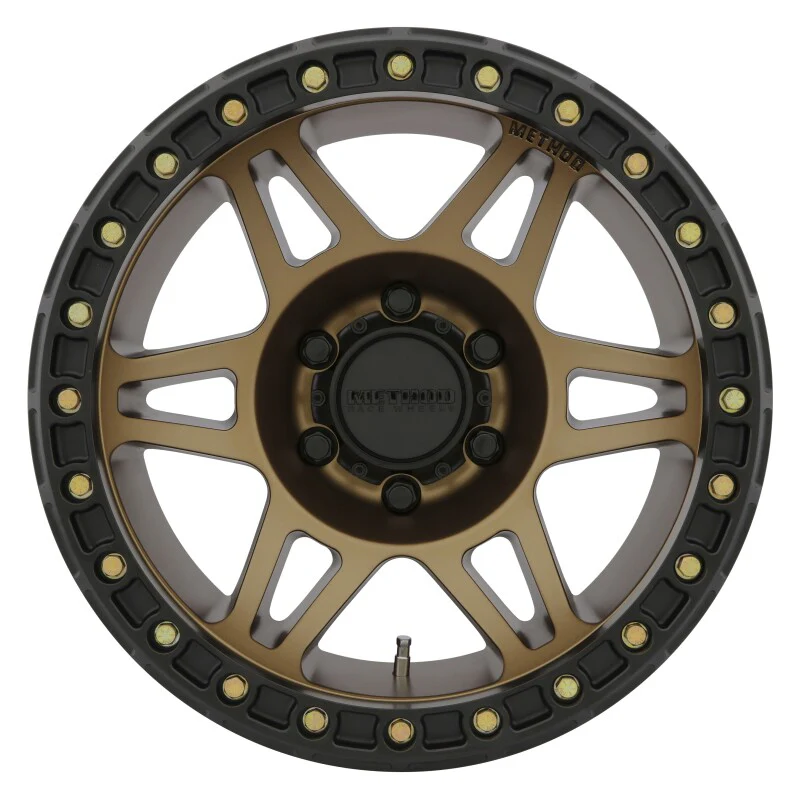 Method MR106 Beadlock 17x9 -44mm Offset 5x5 71.5mm CB Method Bronze w/BH-H24125 Wheel - Image 2