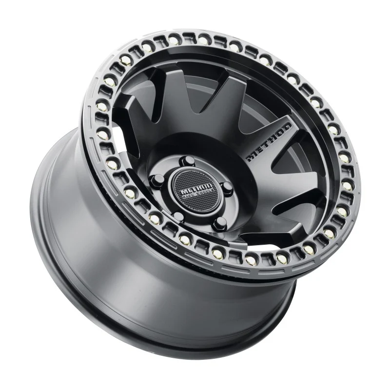 Method MR108 17x9 -44mm Offset 5x5 71.5mm CB Matte Black w/BH-H24125-38 Wheel - Image 3