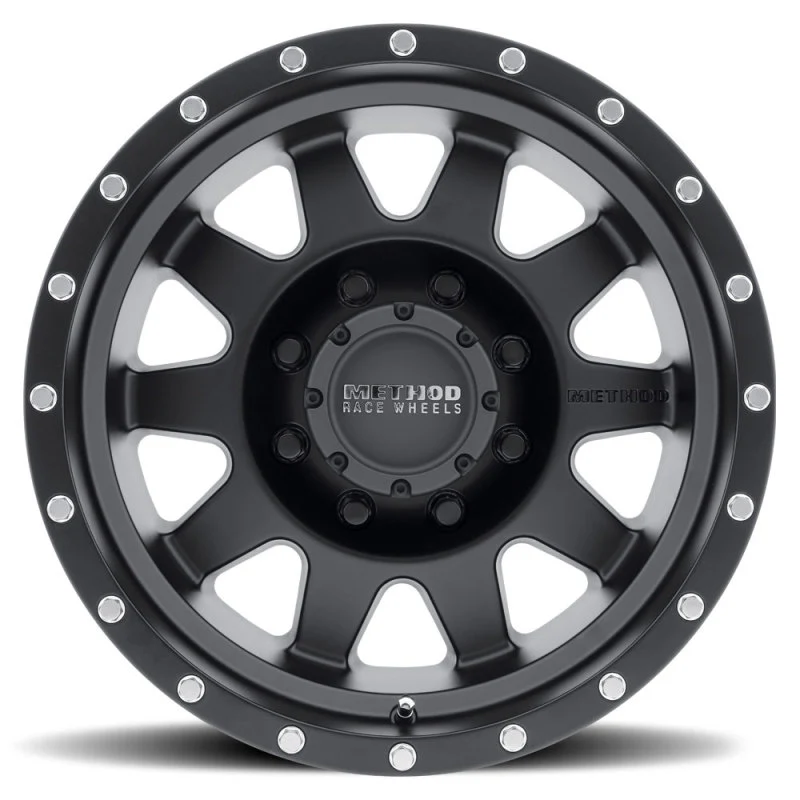 Method MR301 The Standard 17x9 -12mm Offset 8x6.5 130.81mm CB Matte Black Wheel - Image 2