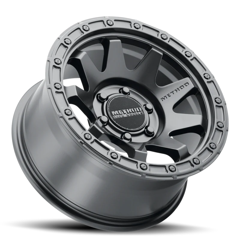 Method MR317 17x9 -12mm Offset 5x5 71.50mm CB Matte Black Wheel
