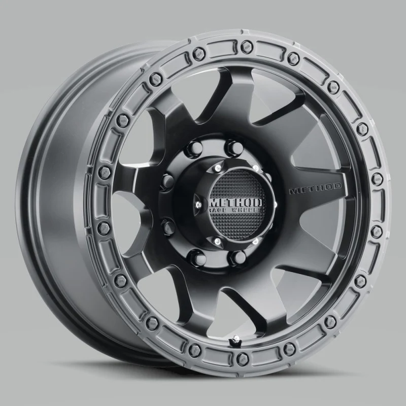 Method MR317 20x9 +18mm Offset 8x180 130.81mm CB Matte Black Wheel - Image 2
