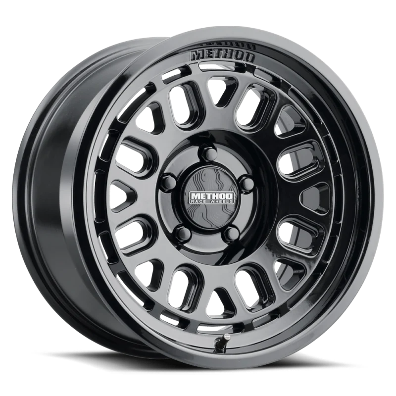 Method MR321 20x9 +18mm Offset 8x180 BP 130.81mm CB 5.68in BS Gloss Black Wheel