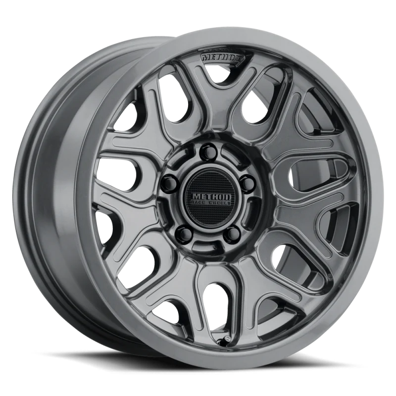 Method MR322 / 20x9 / 8x6.5 BP / 12ET / 5.44in BS / 130.81mm CB - Gloss Titanium Wheel