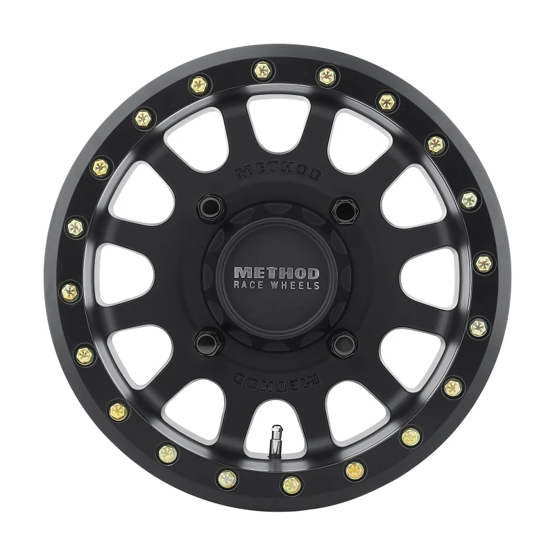 Method MR401 UTV Beadlock 15x6 / 5+1/53mm Offset / 4x156 / 132mm CB Matte Black Wheel - Image 2