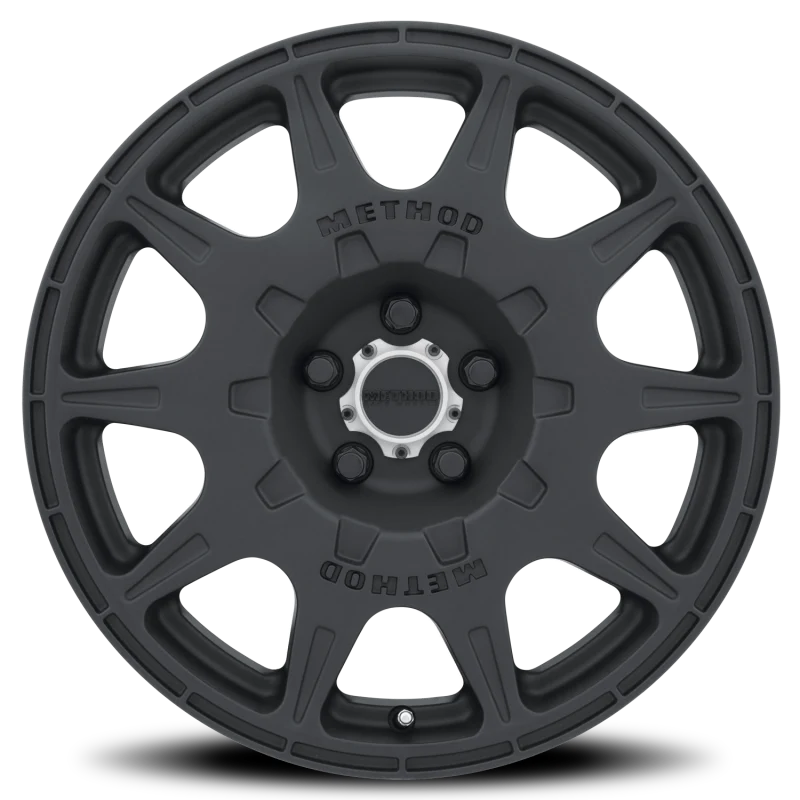 Method MR502 RALLY 17x8 +38mm Offset 5x100 67.1mm CB Matte Black Wheel