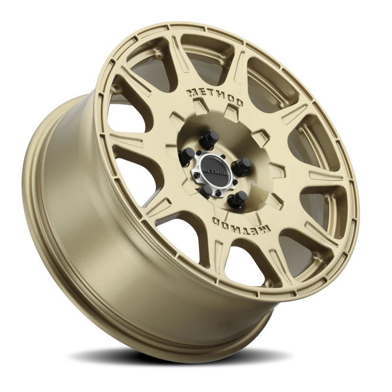 Method MR502 RALLY 17x8 +38mm Offset 5x4.5 67.1mm CB Gold Wheel