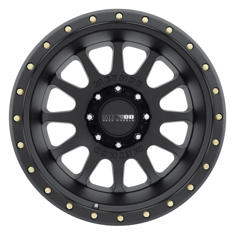 Method MR605 NV 20x10 -24mm Offset 8x180 124.1mm CB Matte Black Wheel - Image 2