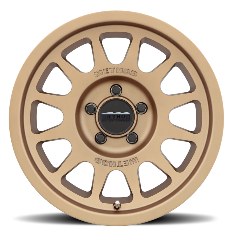 Method MR703 17x8.5 0mm Offset 5x150 110.5mm CB Method Bronze Wheel