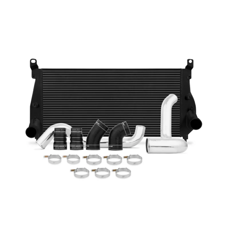 Mishimoto 02-04.5 Chevrolet 6.6L Duramax Intercooler Kit w/ Pipes (Black) - Image 2