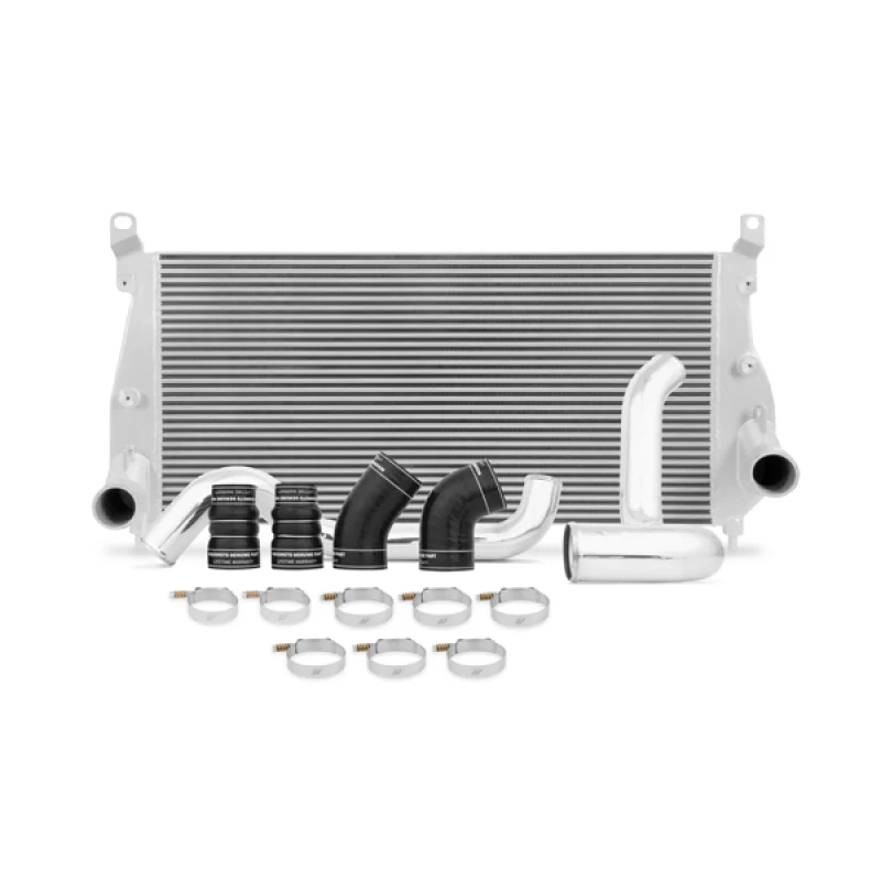 Mishimoto 02-04.5 Chevrolet 6.6L Duramax Intercooler Kit w/ Pipes (Silver) - Image 2