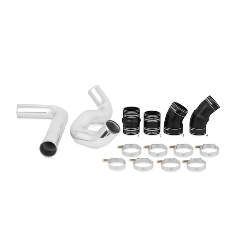 Mishimoto 03-07 Ford 6.0L Powerstroke Intercooler Kit w/ Pipes (Black) - Image 9