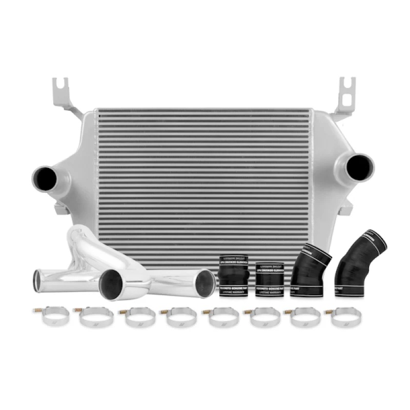 Mishimoto 03-07 Ford 6.0L Powerstroke Intercooler Kit w/ Pipes (Silver) - Image 2