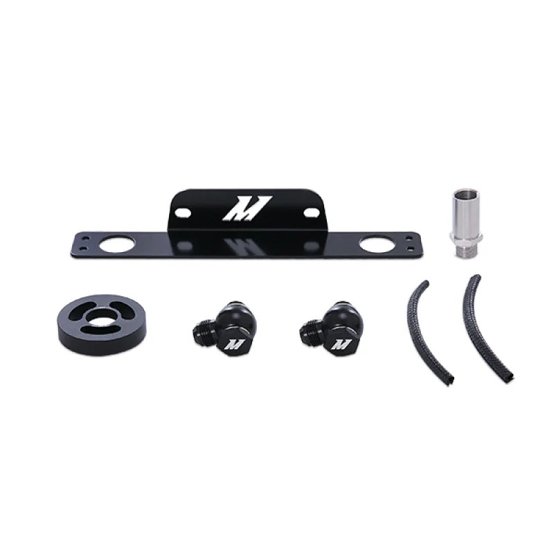 Mishimoto 10-15 Chevrolet Camaro SS Oil Cooler Kit (Non-Thermostatic) - Black - Image 5