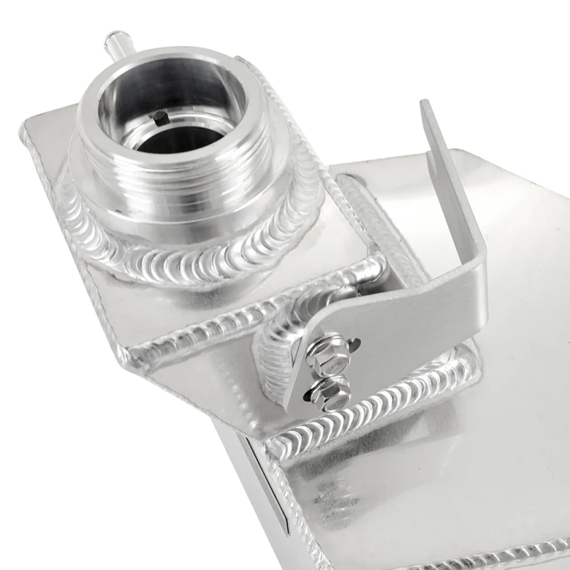Mishimoto 13-2018 Ram 6.7L Cummins Aluminum Degas Tank - Natural - Image 5