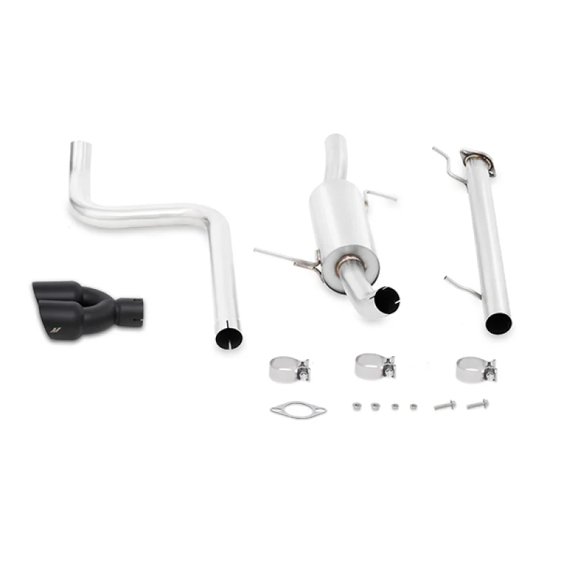 Mishimoto 14-16 Ford Fiesta ST 1.6L 2.5in Stainless Steel Cat-Back Exhaust w/ Black Tips - Image 5