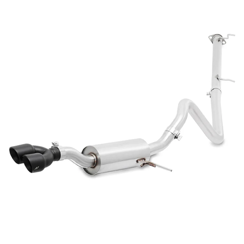 Mishimoto 14-16 Ford Fiesta ST 1.6L 2.5in Stainless Steel Cat-Back Exhaust w/ Black Tips - Image 6