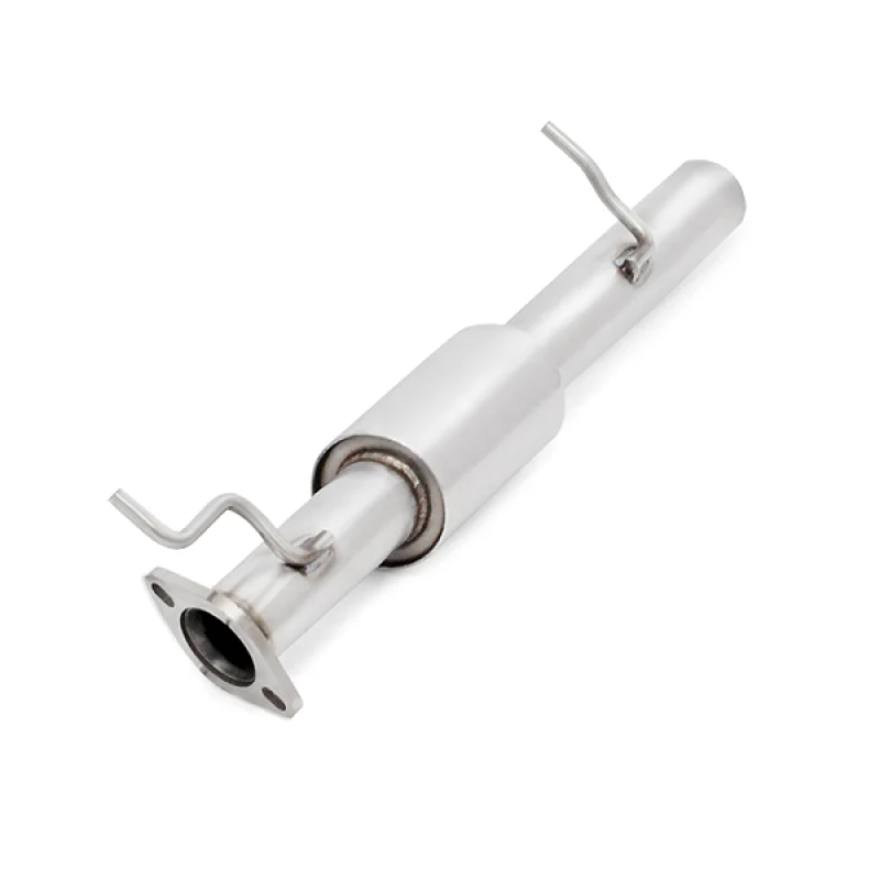 Mishimoto 14-16 Ford Fiesta ST 1.6L 2.5in Stainless Steel Resonated Cat-Back Exhaust w/ Black Tips - Image 4