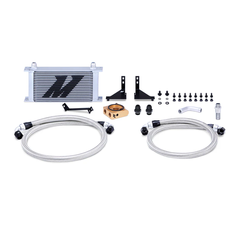 Mishimoto 14-16 Ford Fiesta ST Thermostatic Oil Cooler Kit - Silver - Image 2