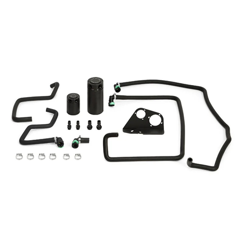 Mishimoto 15-16 Ford F-150 EcoBoost 3.5L Baffled Oil Catch Can Kit - Black - Image 2
