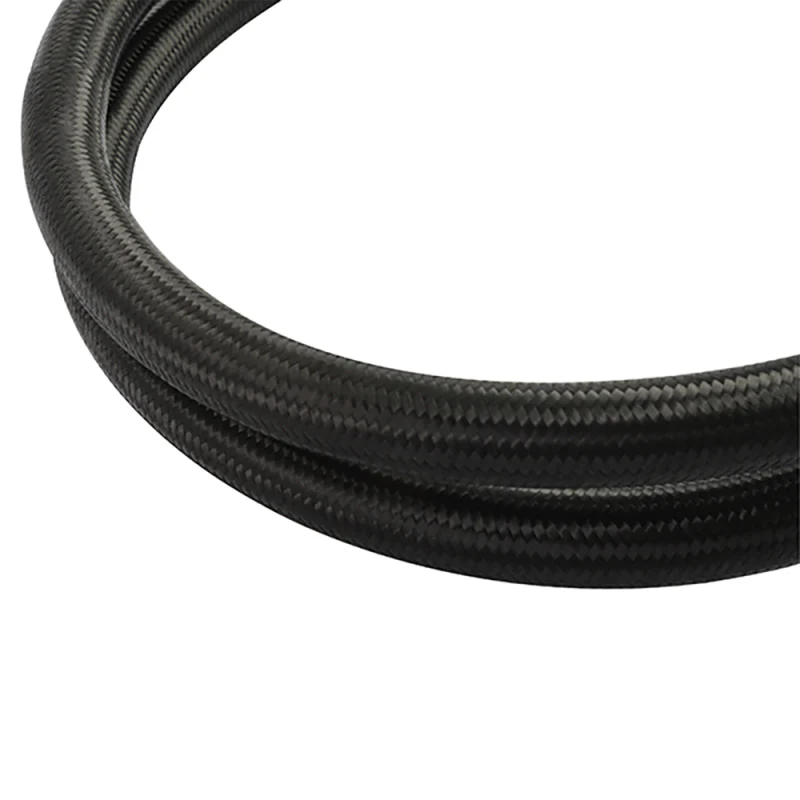 Mishimoto 15Ft Stainless Steel Braided Hose w/ -8AN Fittings - Black - Image 2