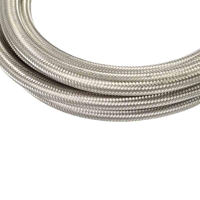 Mishimoto 15Ft Stainless Steel Braided Hose w/ -8AN Fittings - Stainless - Image 2