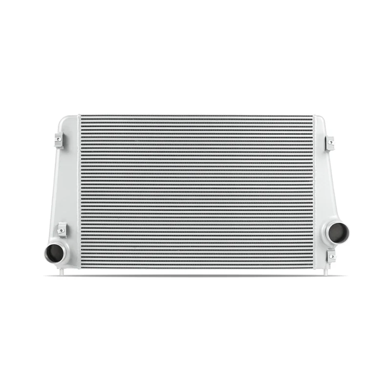 Mishimoto 17-19 GM L5P Duramax Intercooler Kit - Silver w/ Polished Pipes - Image 3