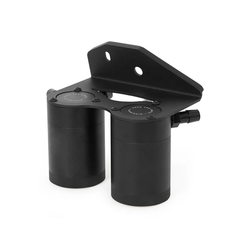 Mishimoto 18+ Ford F-150 2.7L EcoBoost Baffled Oil Catch Can Kit - Clear - Image 3