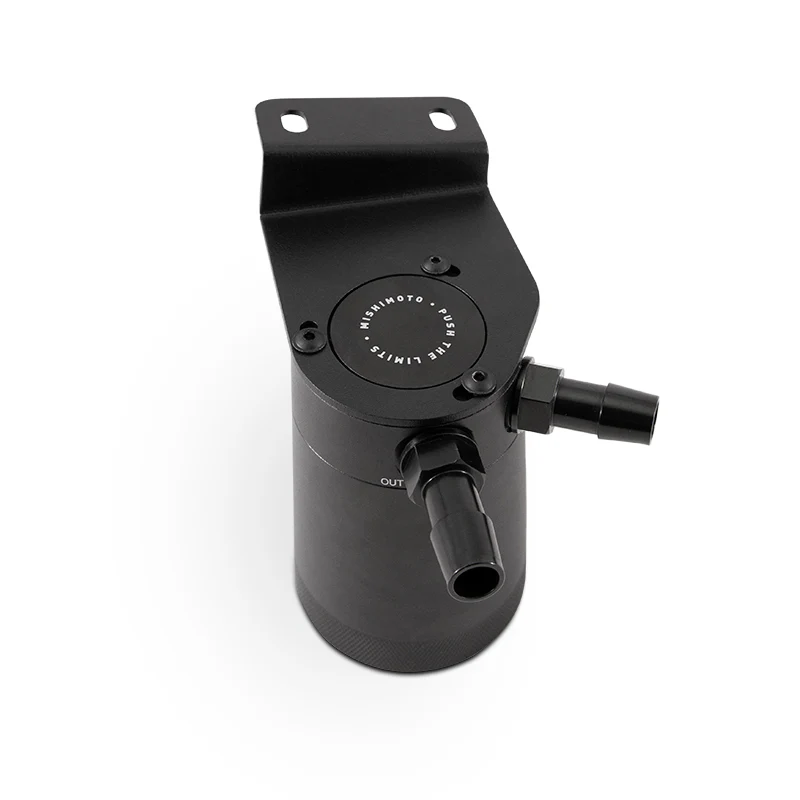 Mishimoto 19+ Ford Ranger Baffled Oil Catch Can Kit - Black - Image 5
