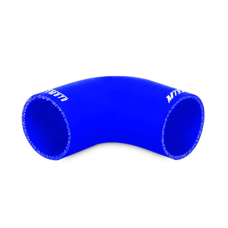 Mishimoto 2.5 Inch Blue 90 Degree Coupler - Image 4