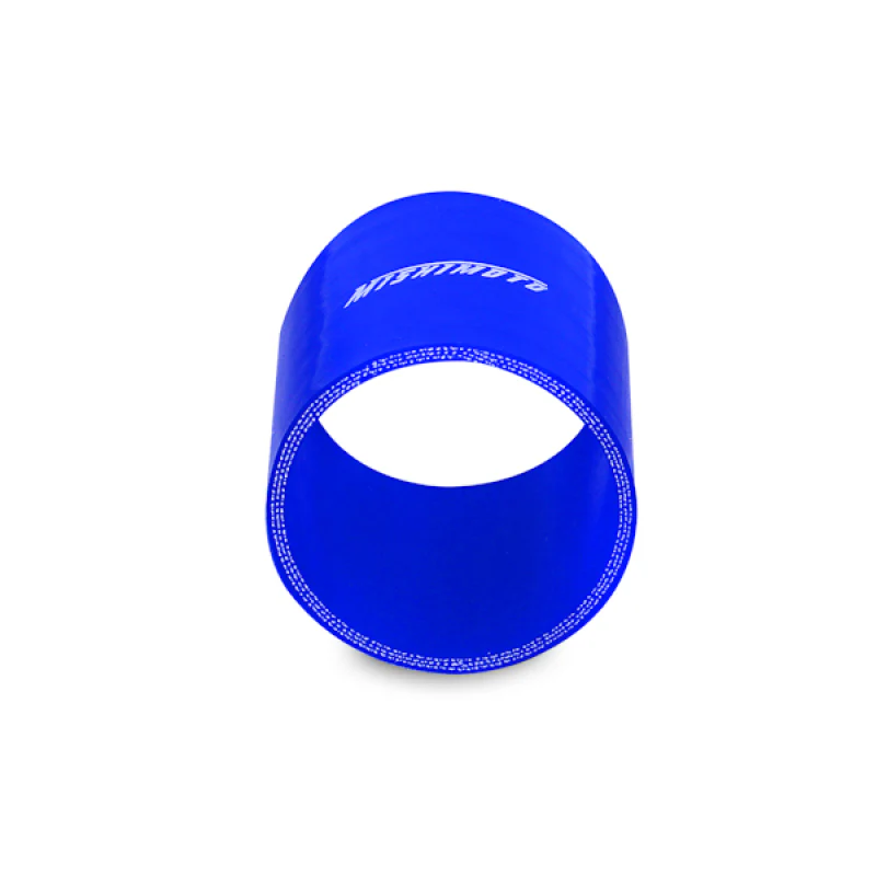 Mishimoto 2.5 Inch Blue Straight Coupler - Image 2