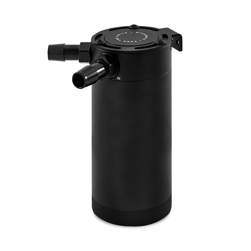 Mishimoto 2-Port Universal XL Baffled Catch Can - Black - Image 5