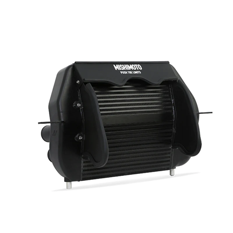 Mishimoto 2011-2014 Ford F-150 EcoBoost Black Intercooler w/ Polished Pipes - Image 3