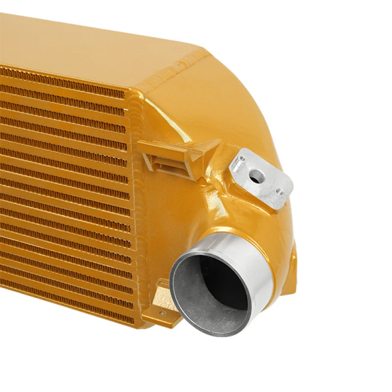 Mishimoto 2013+ Ford Focus ST Gold Intercooler w/ Polished Pipes - Image 3