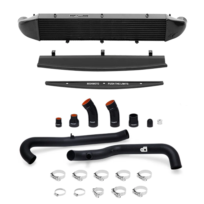 Mishimoto 2014-2016 Ford Fiesta ST 1.6L Front Mount Intercooler (Black) Kit w/ Pipes (Black) - Image 2