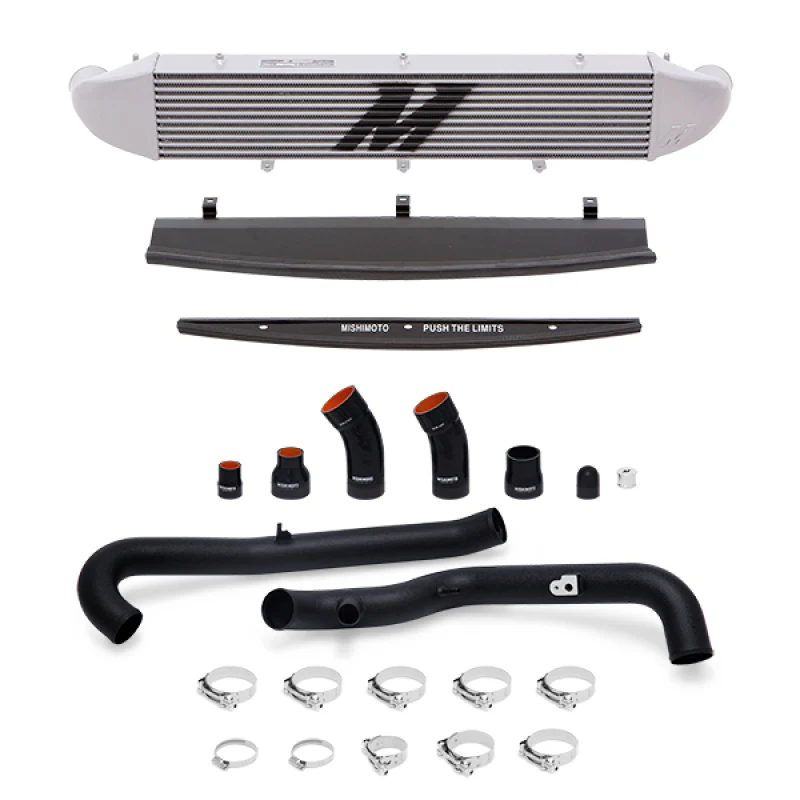 Mishimoto 2014-2016 Ford Fiesta ST 1.6L Front Mount Intercooler (Silver) Kit w/ Pipes (Black) - Image 3