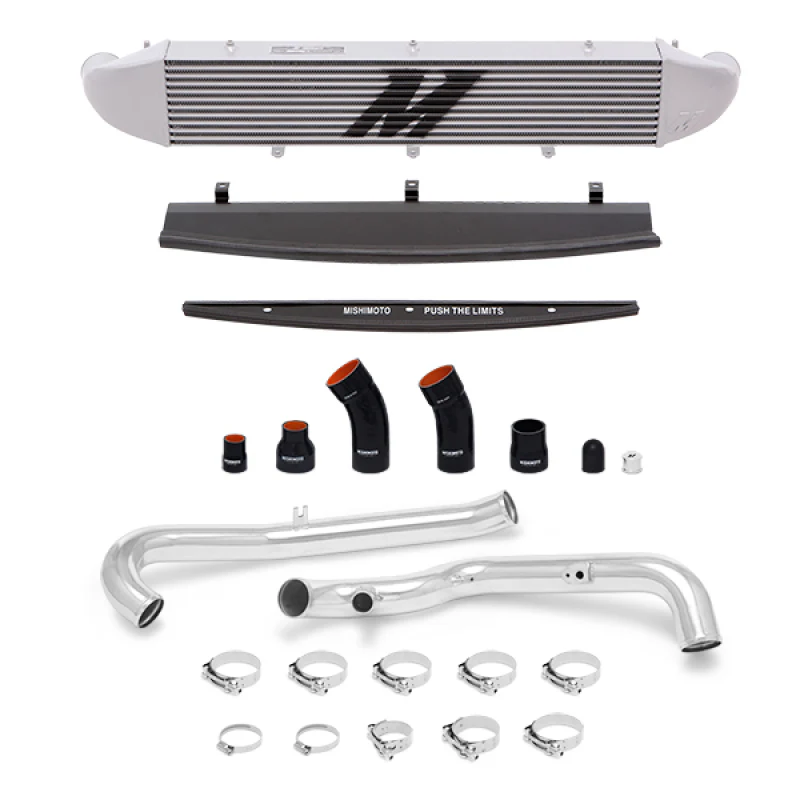 Mishimoto 2014-2016 Ford Fiesta ST 1.6L Front Mount Intercooler (Silver) Kit w/ Pipes (Silver) - Image 3