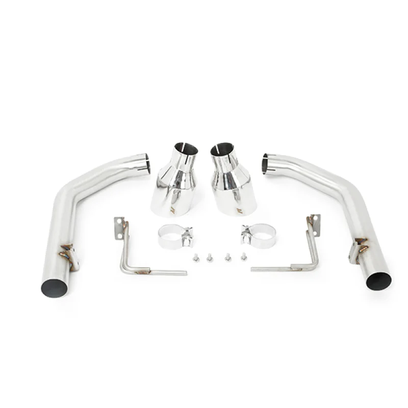 Mishimoto 2015+ Ford Mustang Axleback Exhaust Race w/ Polished Tips - Image 3
