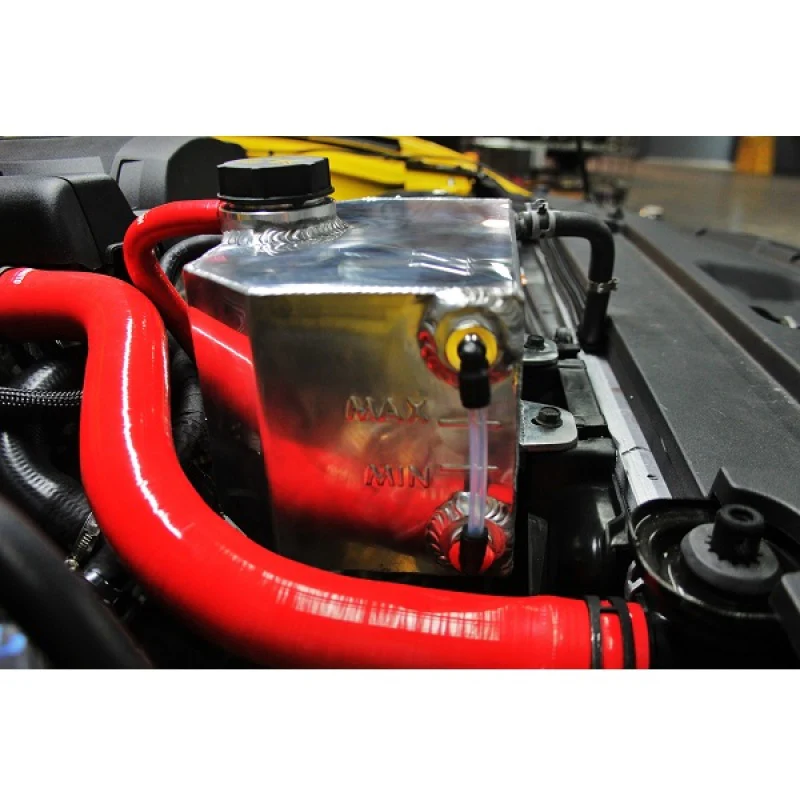 Mishimoto 2015 Ford Mustang EcoBoost / 3.7L / 5.0L  Aluminum Coolant Expansion Tank-Polished - Image 11