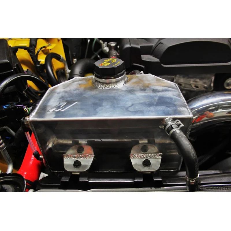 Mishimoto 2015 Ford Mustang EcoBoost / 3.7L / 5.0L  Aluminum Coolant Expansion Tank-Polished - Image 4