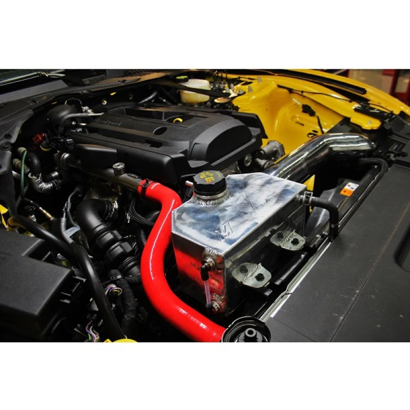 Mishimoto 2015 Ford Mustang EcoBoost / 3.7L / 5.0L  Aluminum Coolant Expansion Tank-Polished - Image 9