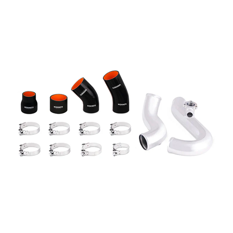Mishimoto 2015 Ford Mustang EcoBoost Performance Intercooler Kit - Black Core Polished Pipes - Image 4