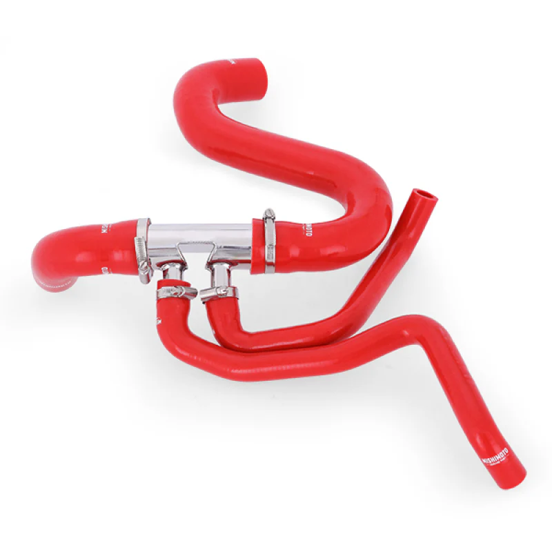 Mishimoto 2015+ Ford Mustang GT Silicone Lower Radiator Hose - Red - Image 11