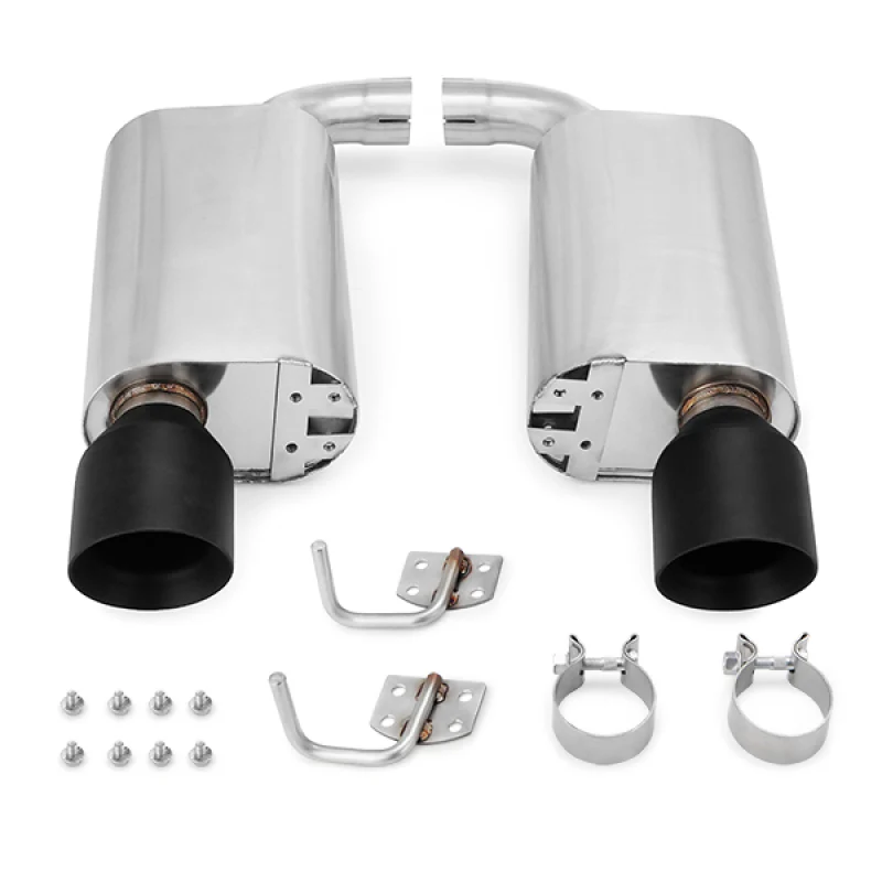 Mishimoto 2015+ Ford Mustang GT Street Axleback Exhaust w/ Black Tips - Image 3