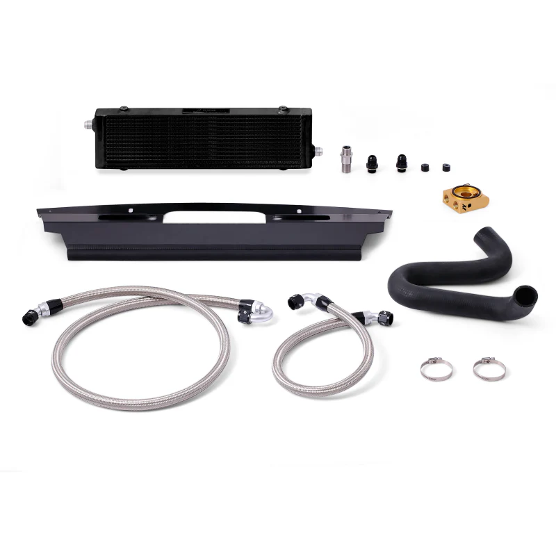 Mishimoto 2015+ Ford Mustang GT Thermostatic Oil Cooler Kit - Black - Image 13