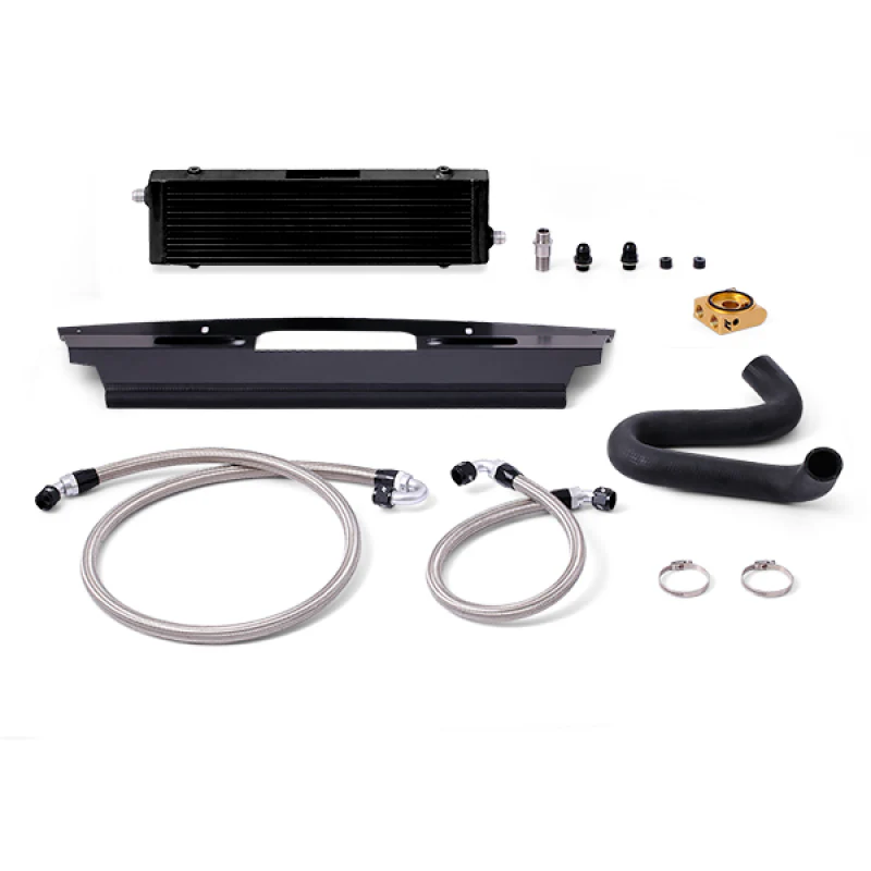 Mishimoto 2015+ Ford Mustang GT Thermostatic Oil Cooler Kit - Black - Image 3