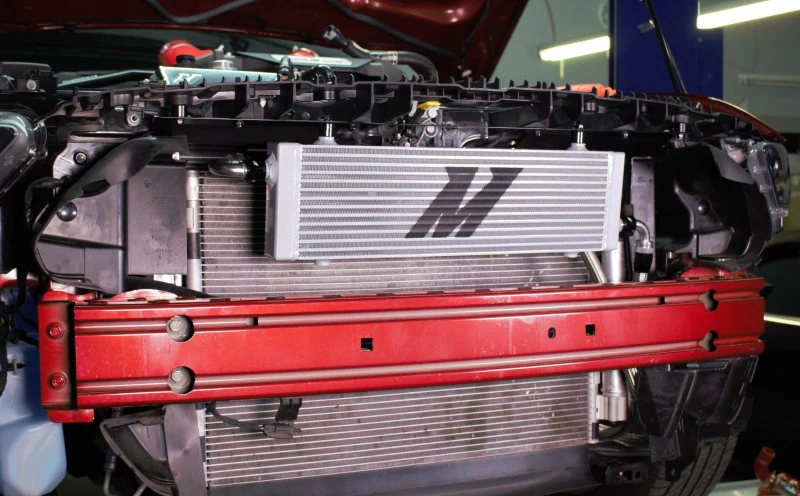 Mishimoto 2015+ Ford Mustang GT Thermostatic Oil Cooler Kit - Silver - Image 13